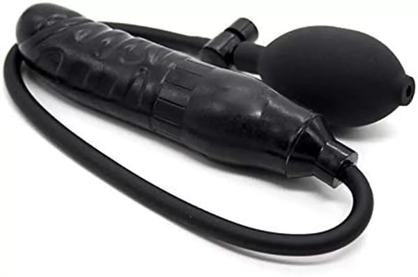 Şişebilen Pompalı Zenci Penis Anal Plug Tıkaç Tıpa Dildo