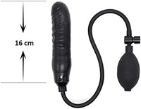 Şişebilen Pompalı Zenci Penis Anal Plug Tıkaç Tıpa Dildo