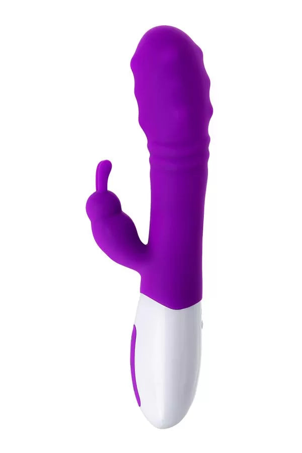 Taty Manyetik Şarjlı 12 Boncuklu Klitoral Uyarıcı Kulaklı Rabbit Vibratör