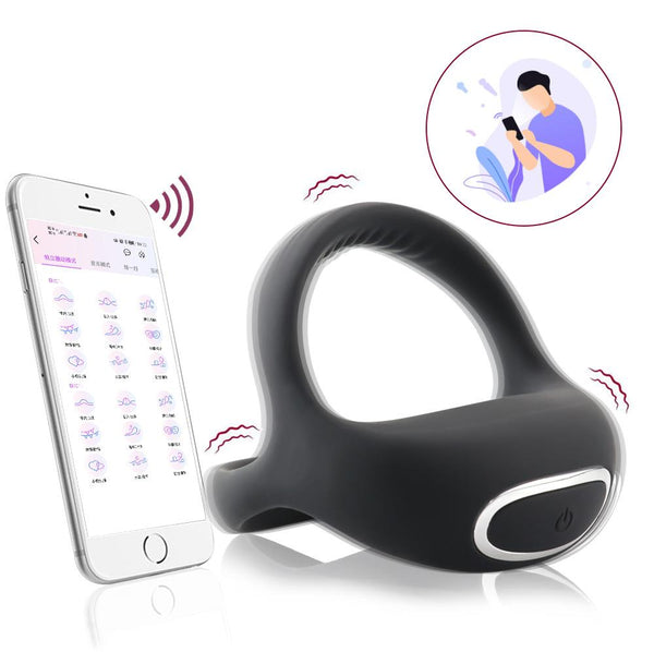 Telefon Kontrollü Titreşimli Penis Halkası – Akıllı Uygulama ile Uzaktan Kontrol