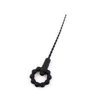 Titreşimli Boğumlu Penis Plug Siyah