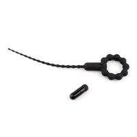 Titreşimli Boğumlu Penis Plug Siyah