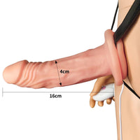Vibrating Unisex Hollow Strap On Titreşimli İçi Boş Belden Bağlamalı Penis
