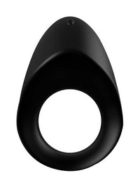 Titreşimli Şarjlı Penis Halkası – Manyetik USB | Siyah | Güçlü Motor