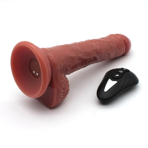 20 CM İleri Geri Hareketli Manyetik Şarjlı Titreşimli Dildo Vibratör
