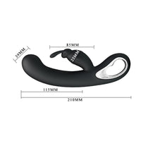 USB Şarjlı 12 Fonksiyonlu Klitoris Uyarıcılı Teknolojik Rabbit Tavşan Vibratör