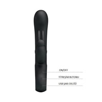 USB Şarjlı 12 Fonksiyonlu Klitoris Uyarıcılı Teknolojik Rabbit Tavşan Vibratör