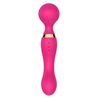 Pembe 360° Açılı Magic Wand Massager Çok Sessiz Masaj Orgazm Aleti 20 Fonksiyonlu Teknolojik Vibratör