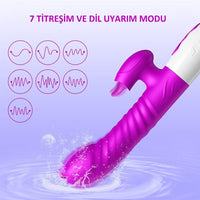 7 Dil ve Titreşim Uyarım Fonksiyonlu Isıtmalı Lüx Teknolojik Vibratör