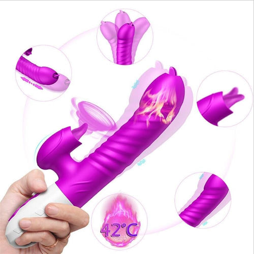 7 Dil ve Titreşim Uyarım Fonksiyonlu Isıtmalı Lüx Teknolojik Vibratör