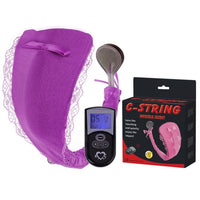 Uzaktan Kumandalı G-String Titreşimli Vibratör Külot Gizli Kullanım İç Giyim
