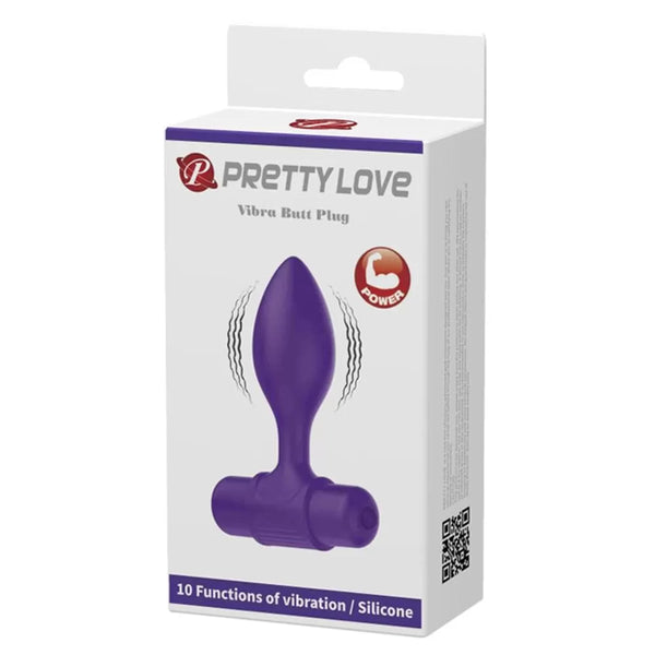 Vibra Butt Plug 10 Fonksiyonlu Silikon Anal Vibratör