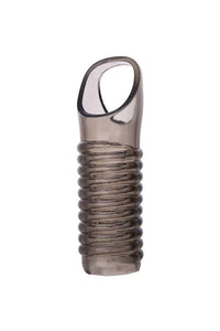 XL lover Siyah Şeffaf Silikon Penis Kılıfı 11 Cm